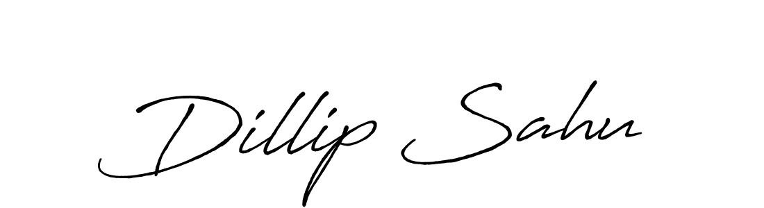 Make a short Dillip Sahu signature style. Manage your documents anywhere anytime using Antro_Vectra_Bolder. Create and add eSignatures, submit forms, share and send files easily. Dillip Sahu signature style 7 images and pictures png