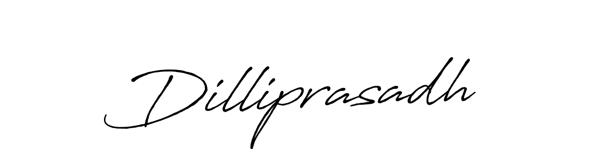 How to make Dilliprasadh signature? Antro_Vectra_Bolder is a professional autograph style. Create handwritten signature for Dilliprasadh name. Dilliprasadh signature style 7 images and pictures png