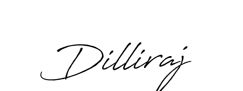 How to make Dilliraj signature? Antro_Vectra_Bolder is a professional autograph style. Create handwritten signature for Dilliraj name. Dilliraj signature style 7 images and pictures png