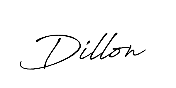 Also we have Dillon name is the best signature style. Create professional handwritten signature collection using Antro_Vectra_Bolder autograph style. Dillon signature style 7 images and pictures png
