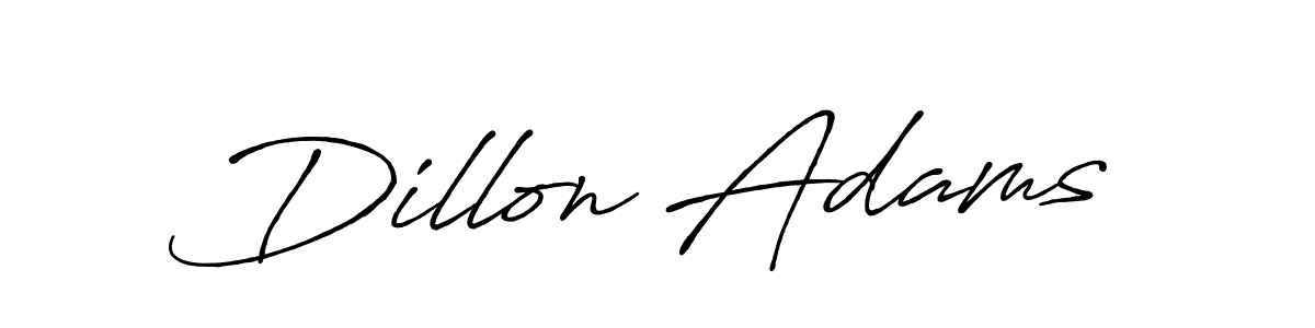 You can use this online signature creator to create a handwritten signature for the name Dillon Adams. This is the best online autograph maker. Dillon Adams signature style 7 images and pictures png