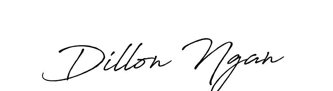 Use a signature maker to create a handwritten signature online. With this signature software, you can design (Antro_Vectra_Bolder) your own signature for name Dillon Ngan. Dillon Ngan signature style 7 images and pictures png