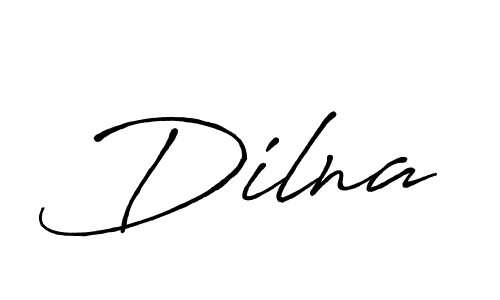 How to make Dilna name signature. Use Antro_Vectra_Bolder style for creating short signs online. This is the latest handwritten sign. Dilna signature style 7 images and pictures png