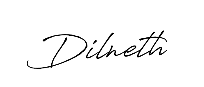 How to make Dilneth signature? Antro_Vectra_Bolder is a professional autograph style. Create handwritten signature for Dilneth name. Dilneth signature style 7 images and pictures png