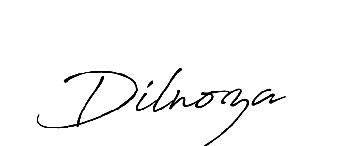 Create a beautiful signature design for name Dilnoza. With this signature (Antro_Vectra_Bolder) fonts, you can make a handwritten signature for free. Dilnoza signature style 7 images and pictures png