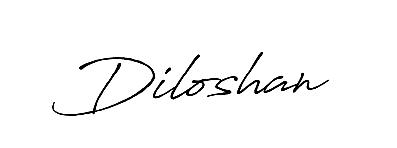 Create a beautiful signature design for name Diloshan. With this signature (Antro_Vectra_Bolder) fonts, you can make a handwritten signature for free. Diloshan signature style 7 images and pictures png