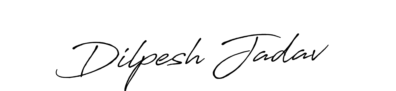 Use a signature maker to create a handwritten signature online. With this signature software, you can design (Antro_Vectra_Bolder) your own signature for name Dilpesh Jadav. Dilpesh Jadav signature style 7 images and pictures png