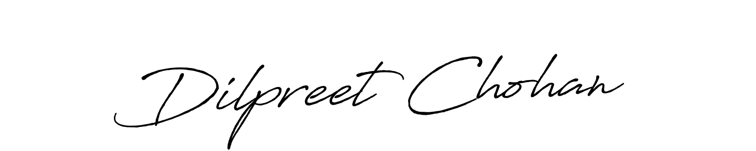 Use a signature maker to create a handwritten signature online. With this signature software, you can design (Antro_Vectra_Bolder) your own signature for name Dilpreet Chohan. Dilpreet Chohan signature style 7 images and pictures png