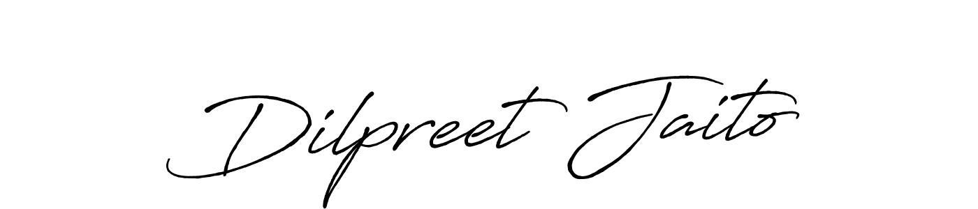 Make a beautiful signature design for name Dilpreet Jaito. Use this online signature maker to create a handwritten signature for free. Dilpreet Jaito signature style 7 images and pictures png