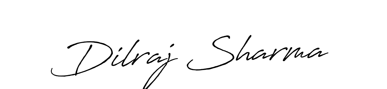 Design your own signature with our free online signature maker. With this signature software, you can create a handwritten (Antro_Vectra_Bolder) signature for name Dilraj Sharma. Dilraj Sharma signature style 7 images and pictures png
