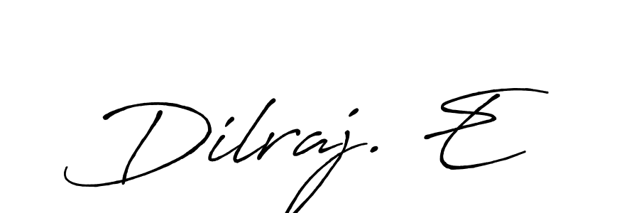 It looks lik you need a new signature style for name Dilraj. E. Design unique handwritten (Antro_Vectra_Bolder) signature with our free signature maker in just a few clicks. Dilraj. E signature style 7 images and pictures png
