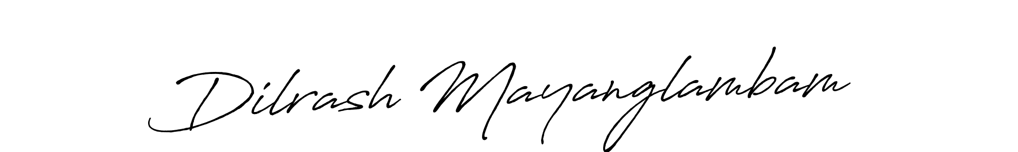 Design your own signature with our free online signature maker. With this signature software, you can create a handwritten (Antro_Vectra_Bolder) signature for name Dilrash Mayanglambam. Dilrash Mayanglambam signature style 7 images and pictures png