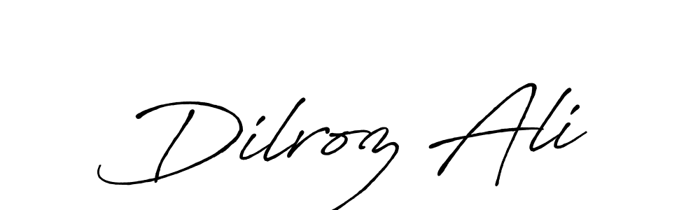 if you are searching for the best signature style for your name Dilroz Ali. so please give up your signature search. here we have designed multiple signature styles  using Antro_Vectra_Bolder. Dilroz Ali signature style 7 images and pictures png