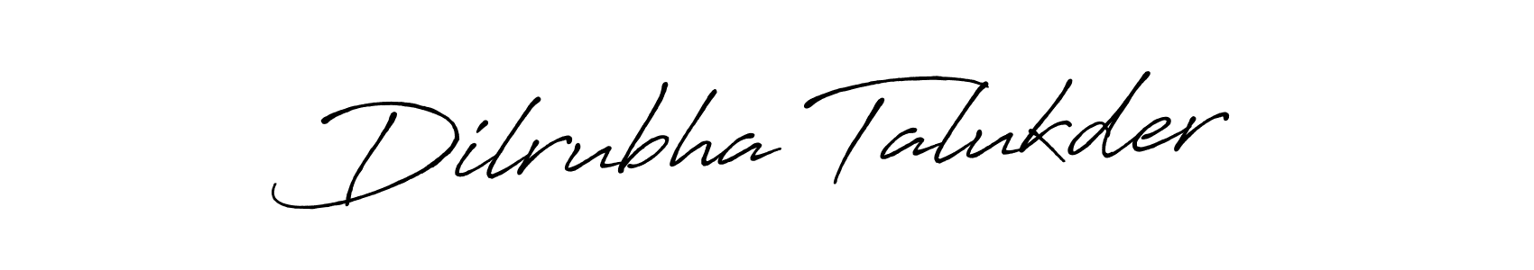if you are searching for the best signature style for your name Dilrubha Talukder. so please give up your signature search. here we have designed multiple signature styles  using Antro_Vectra_Bolder. Dilrubha Talukder signature style 7 images and pictures png