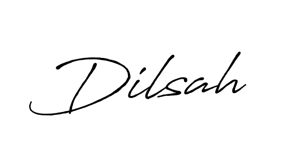 Make a beautiful signature design for name Dilsah. With this signature (Antro_Vectra_Bolder) style, you can create a handwritten signature for free. Dilsah signature style 7 images and pictures png