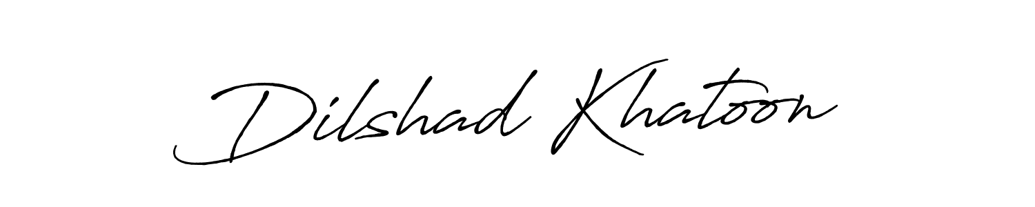 Also we have Dilshad Khatoon name is the best signature style. Create professional handwritten signature collection using Antro_Vectra_Bolder autograph style. Dilshad Khatoon signature style 7 images and pictures png