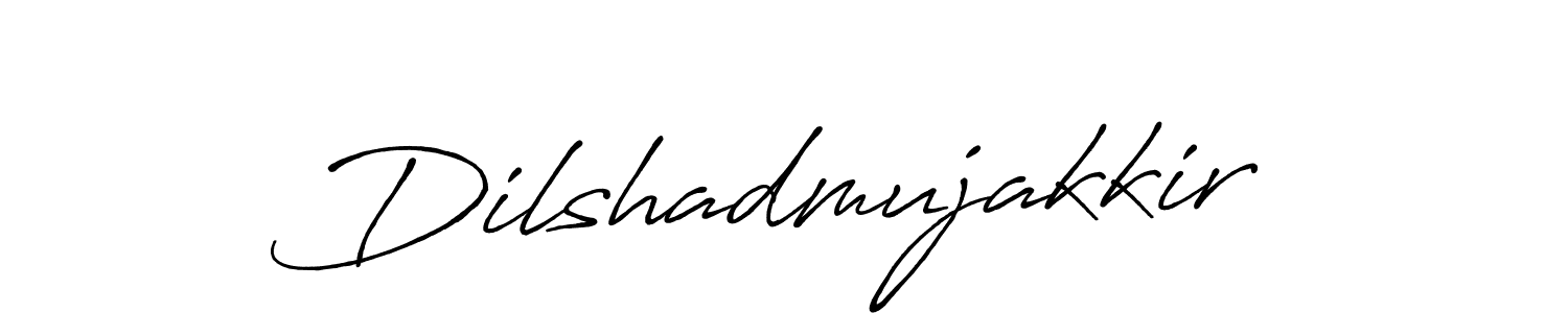 Antro_Vectra_Bolder is a professional signature style that is perfect for those who want to add a touch of class to their signature. It is also a great choice for those who want to make their signature more unique. Get Dilshadmujakkir name to fancy signature for free. Dilshadmujakkir signature style 7 images and pictures png
