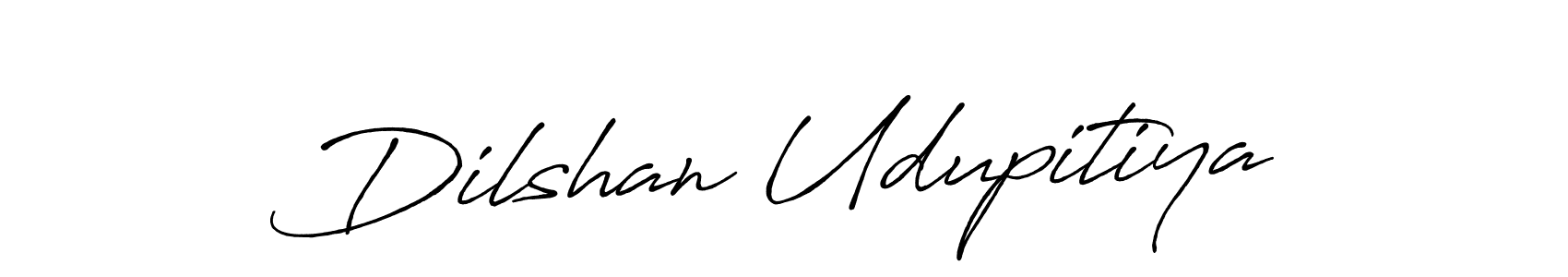 Antro_Vectra_Bolder is a professional signature style that is perfect for those who want to add a touch of class to their signature. It is also a great choice for those who want to make their signature more unique. Get Dilshan Udupitiya name to fancy signature for free. Dilshan Udupitiya signature style 7 images and pictures png