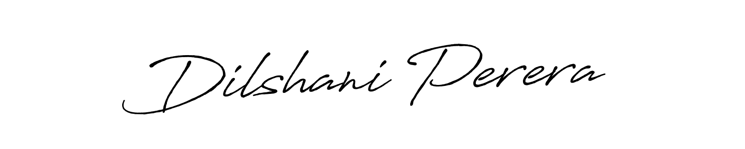 Make a beautiful signature design for name Dilshani Perera. With this signature (Antro_Vectra_Bolder) style, you can create a handwritten signature for free. Dilshani Perera signature style 7 images and pictures png