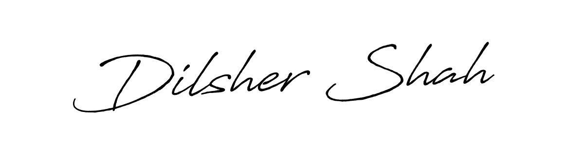 Antro_Vectra_Bolder is a professional signature style that is perfect for those who want to add a touch of class to their signature. It is also a great choice for those who want to make their signature more unique. Get Dilsher Shah name to fancy signature for free. Dilsher Shah signature style 7 images and pictures png