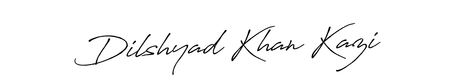 Antro_Vectra_Bolder is a professional signature style that is perfect for those who want to add a touch of class to their signature. It is also a great choice for those who want to make their signature more unique. Get Dilshyad Khan Kazi name to fancy signature for free. Dilshyad Khan Kazi signature style 7 images and pictures png