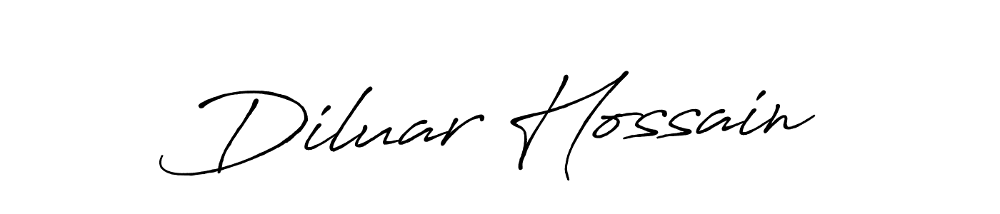 Also You can easily find your signature by using the search form. We will create Diluar Hossain name handwritten signature images for you free of cost using Antro_Vectra_Bolder sign style. Diluar Hossain signature style 7 images and pictures png