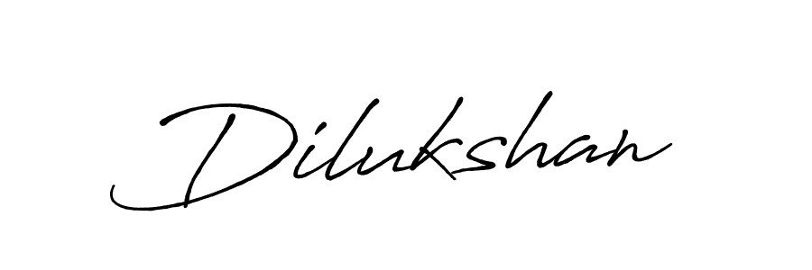 Make a beautiful signature design for name Dilukshan. With this signature (Antro_Vectra_Bolder) style, you can create a handwritten signature for free. Dilukshan signature style 7 images and pictures png