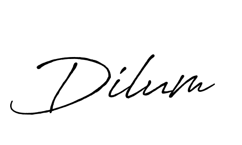 Create a beautiful signature design for name Dilum. With this signature (Antro_Vectra_Bolder) fonts, you can make a handwritten signature for free. Dilum signature style 7 images and pictures png