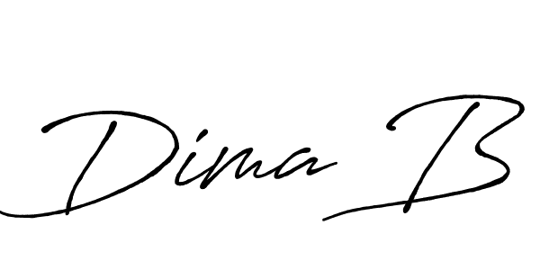Best and Professional Signature Style for Dima B. Antro_Vectra_Bolder Best Signature Style Collection. Dima B signature style 7 images and pictures png