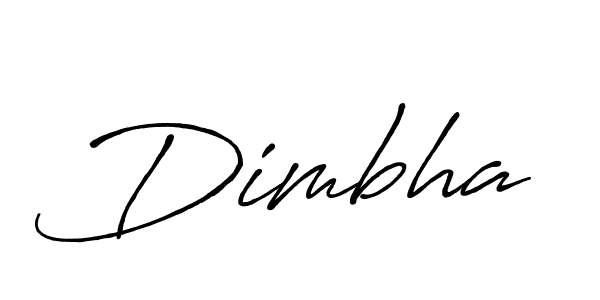 Make a beautiful signature design for name Dimbha. With this signature (Antro_Vectra_Bolder) style, you can create a handwritten signature for free. Dimbha signature style 7 images and pictures png