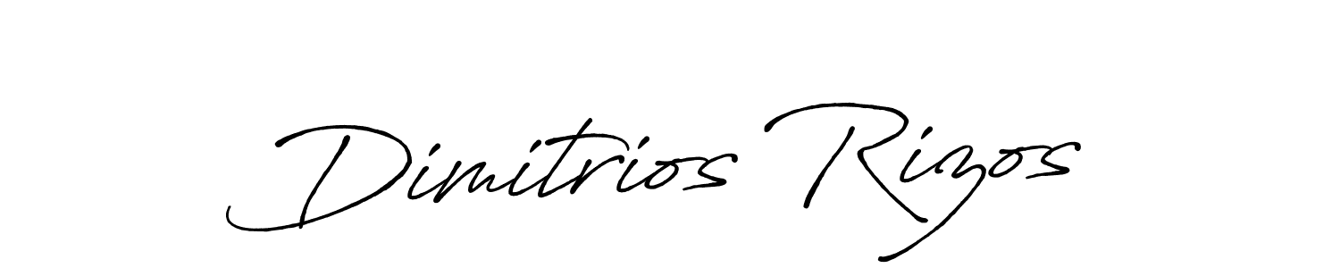 You should practise on your own different ways (Antro_Vectra_Bolder) to write your name (Dimitrios Rizos) in signature. don't let someone else do it for you. Dimitrios Rizos signature style 7 images and pictures png