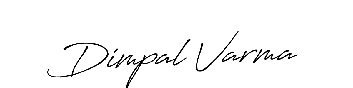 This is the best signature style for the Dimpal Varma name. Also you like these signature font (Antro_Vectra_Bolder). Mix name signature. Dimpal Varma signature style 7 images and pictures png