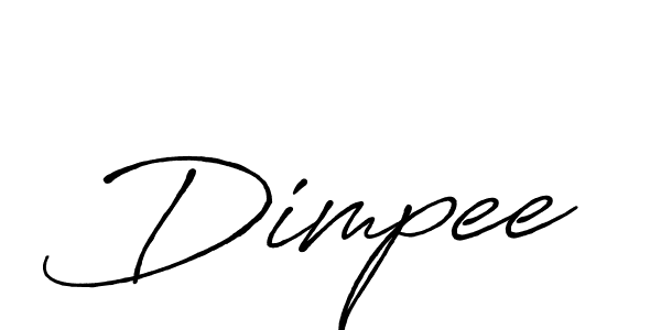 Dimpee stylish signature style. Best Handwritten Sign (Antro_Vectra_Bolder) for my name. Handwritten Signature Collection Ideas for my name Dimpee. Dimpee signature style 7 images and pictures png
