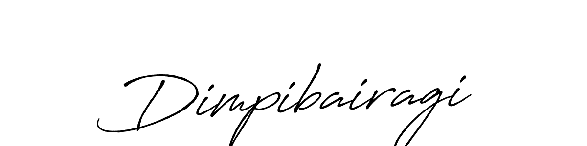 Make a beautiful signature design for name Dimpibairagi. With this signature (Antro_Vectra_Bolder) style, you can create a handwritten signature for free. Dimpibairagi signature style 7 images and pictures png