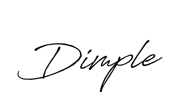 Dimple stylish signature style. Best Handwritten Sign (Antro_Vectra_Bolder) for my name. Handwritten Signature Collection Ideas for my name Dimple. Dimple signature style 7 images and pictures png