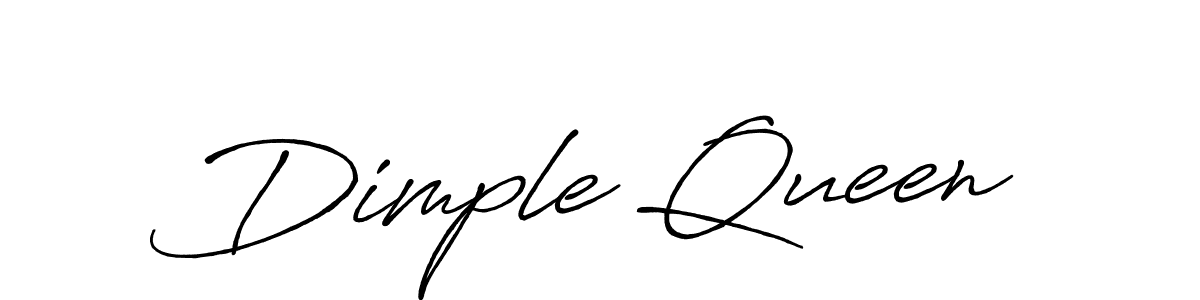 How to make Dimple Queen signature? Antro_Vectra_Bolder is a professional autograph style. Create handwritten signature for Dimple Queen name. Dimple Queen signature style 7 images and pictures png