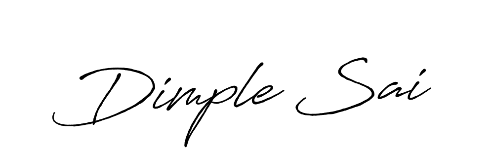 How to make Dimple Sai signature? Antro_Vectra_Bolder is a professional autograph style. Create handwritten signature for Dimple Sai name. Dimple Sai signature style 7 images and pictures png