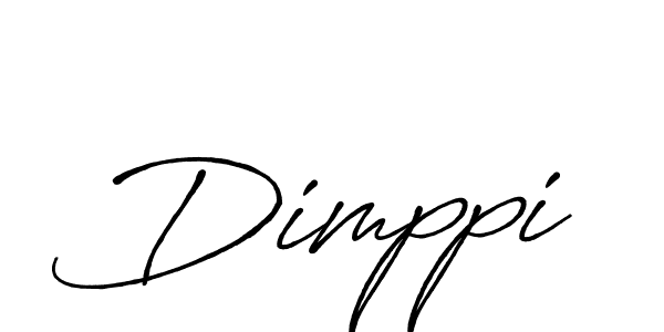 Design your own signature with our free online signature maker. With this signature software, you can create a handwritten (Antro_Vectra_Bolder) signature for name Dimppi. Dimppi signature style 7 images and pictures png