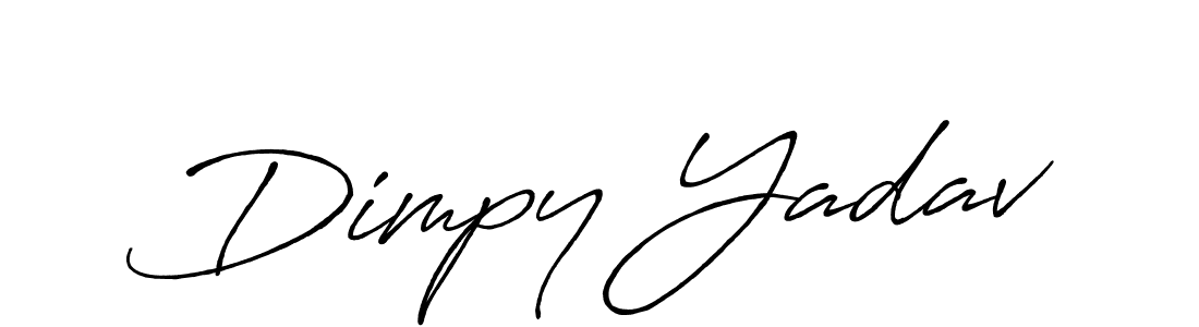 It looks lik you need a new signature style for name Dimpy Yadav. Design unique handwritten (Antro_Vectra_Bolder) signature with our free signature maker in just a few clicks. Dimpy Yadav signature style 7 images and pictures png