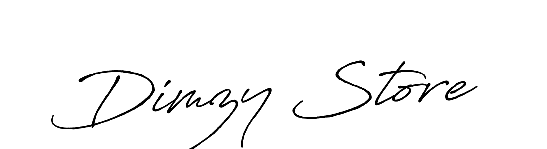 Once you've used our free online signature maker to create your best signature Antro_Vectra_Bolder style, it's time to enjoy all of the benefits that Dimzy Store name signing documents. Dimzy Store signature style 7 images and pictures png