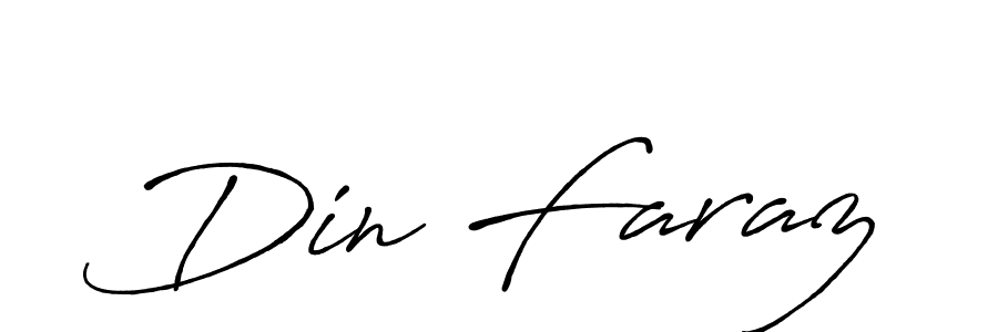 How to make Din Faraz signature? Antro_Vectra_Bolder is a professional autograph style. Create handwritten signature for Din Faraz name. Din Faraz signature style 7 images and pictures png