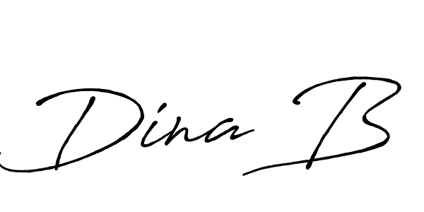 It looks lik you need a new signature style for name Dina B. Design unique handwritten (Antro_Vectra_Bolder) signature with our free signature maker in just a few clicks. Dina B signature style 7 images and pictures png