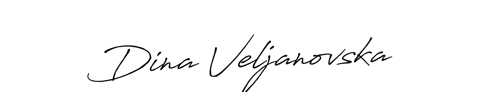 Also You can easily find your signature by using the search form. We will create Dina Veljanovska name handwritten signature images for you free of cost using Antro_Vectra_Bolder sign style. Dina Veljanovska signature style 7 images and pictures png