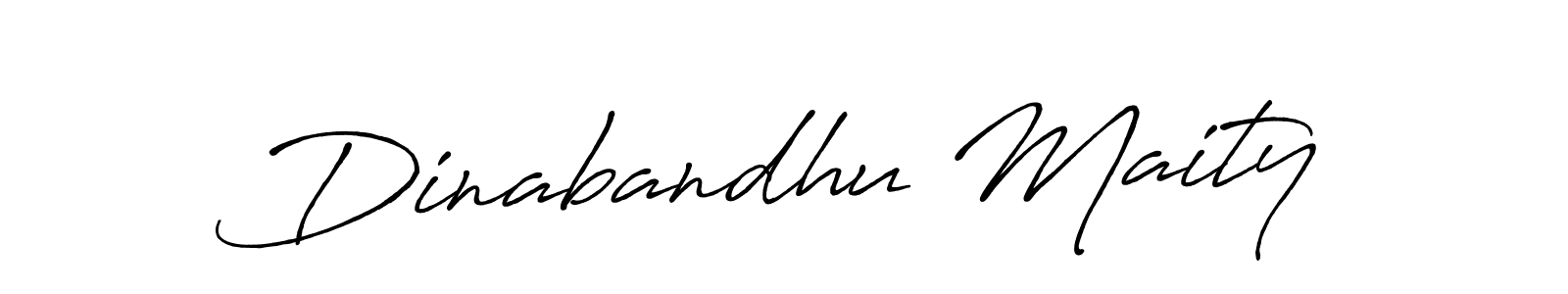 Dinabandhu Maity stylish signature style. Best Handwritten Sign (Antro_Vectra_Bolder) for my name. Handwritten Signature Collection Ideas for my name Dinabandhu Maity. Dinabandhu Maity signature style 7 images and pictures png