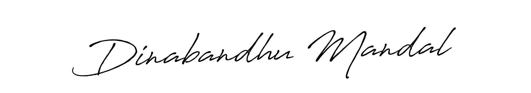 How to make Dinabandhu Mandal name signature. Use Antro_Vectra_Bolder style for creating short signs online. This is the latest handwritten sign. Dinabandhu Mandal signature style 7 images and pictures png