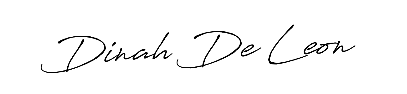 Once you've used our free online signature maker to create your best signature Antro_Vectra_Bolder style, it's time to enjoy all of the benefits that Dinah De Leon name signing documents. Dinah De Leon signature style 7 images and pictures png