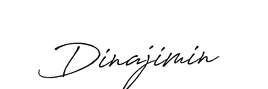 Make a beautiful signature design for name Dinajimin. With this signature (Antro_Vectra_Bolder) style, you can create a handwritten signature for free. Dinajimin signature style 7 images and pictures png