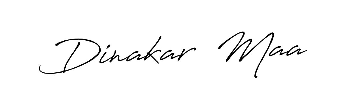 How to make Dinakar  Maa signature? Antro_Vectra_Bolder is a professional autograph style. Create handwritten signature for Dinakar  Maa name. Dinakar  Maa signature style 7 images and pictures png