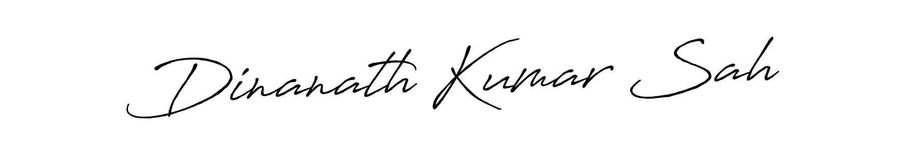 Dinanath Kumar Sah stylish signature style. Best Handwritten Sign (Antro_Vectra_Bolder) for my name. Handwritten Signature Collection Ideas for my name Dinanath Kumar Sah. Dinanath Kumar Sah signature style 7 images and pictures png