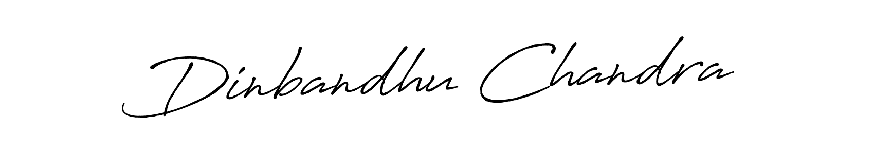 Design your own signature with our free online signature maker. With this signature software, you can create a handwritten (Antro_Vectra_Bolder) signature for name Dinbandhu Chandra. Dinbandhu Chandra signature style 7 images and pictures png